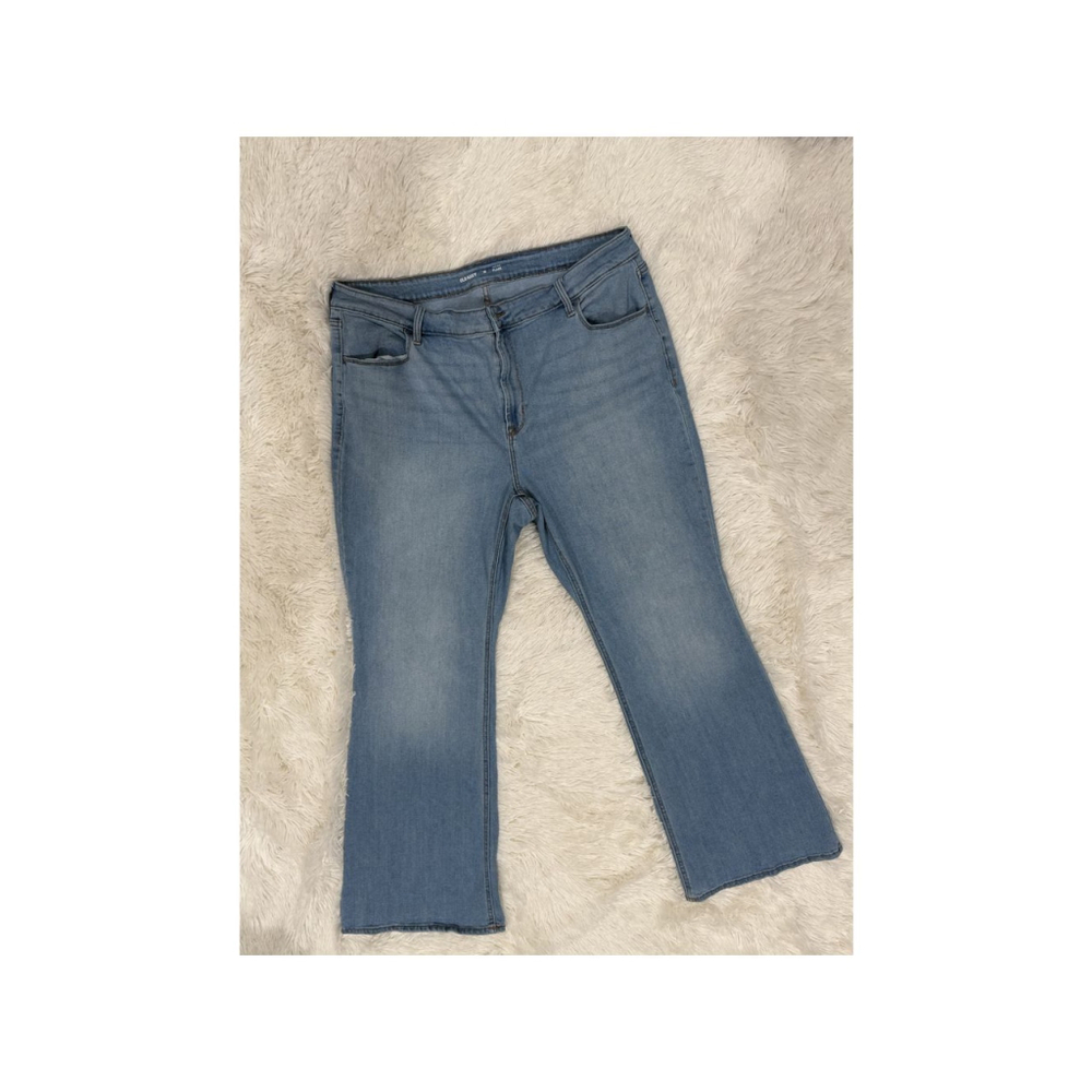 Old Navy Light Wash High Rise Flare Jeans - Sz. 16 (EUC) - Picture 2 of 4